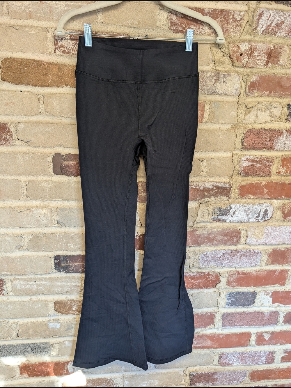 Mono B Black Flared Leggings